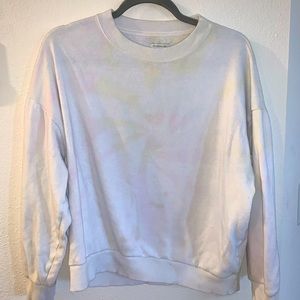 American eagle faded tie-dye crewneck sweatshirt size S